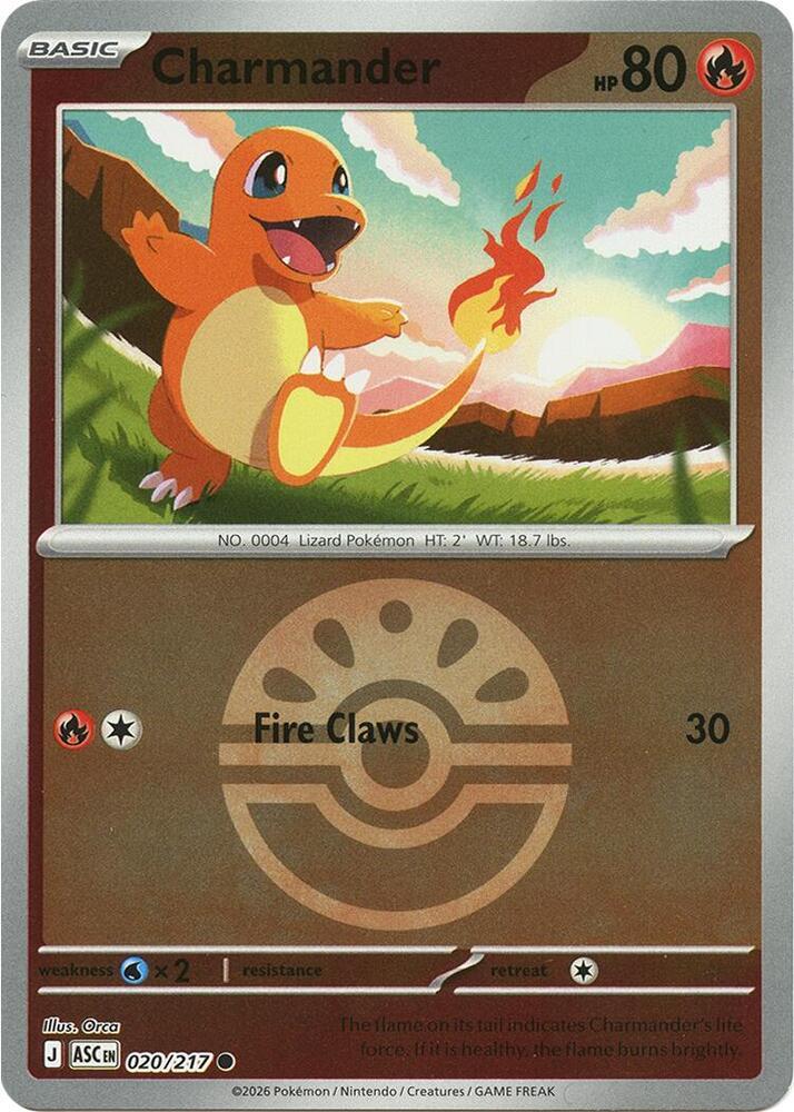 Ascended Heroes Charmander [Ball] Pokémon card